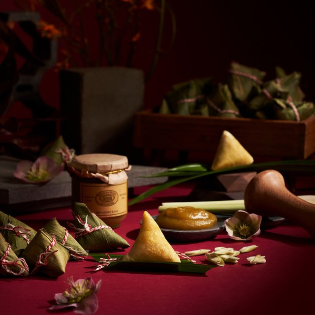 Lemongrass Kee Chang Rice Dumpling with Raffles Signature Kaya