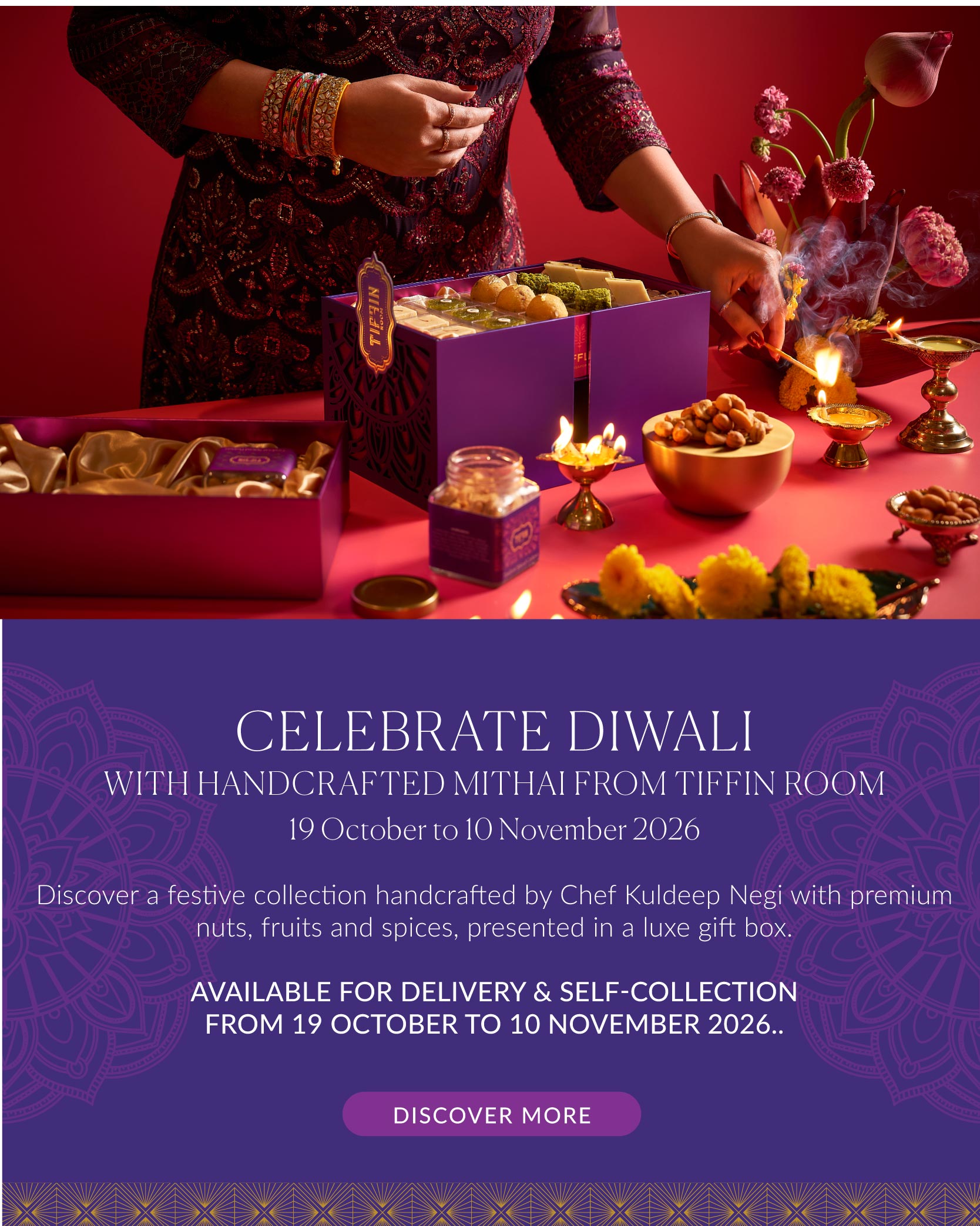 Tiffin Room Diwali Mithai Banner_10 Onwards