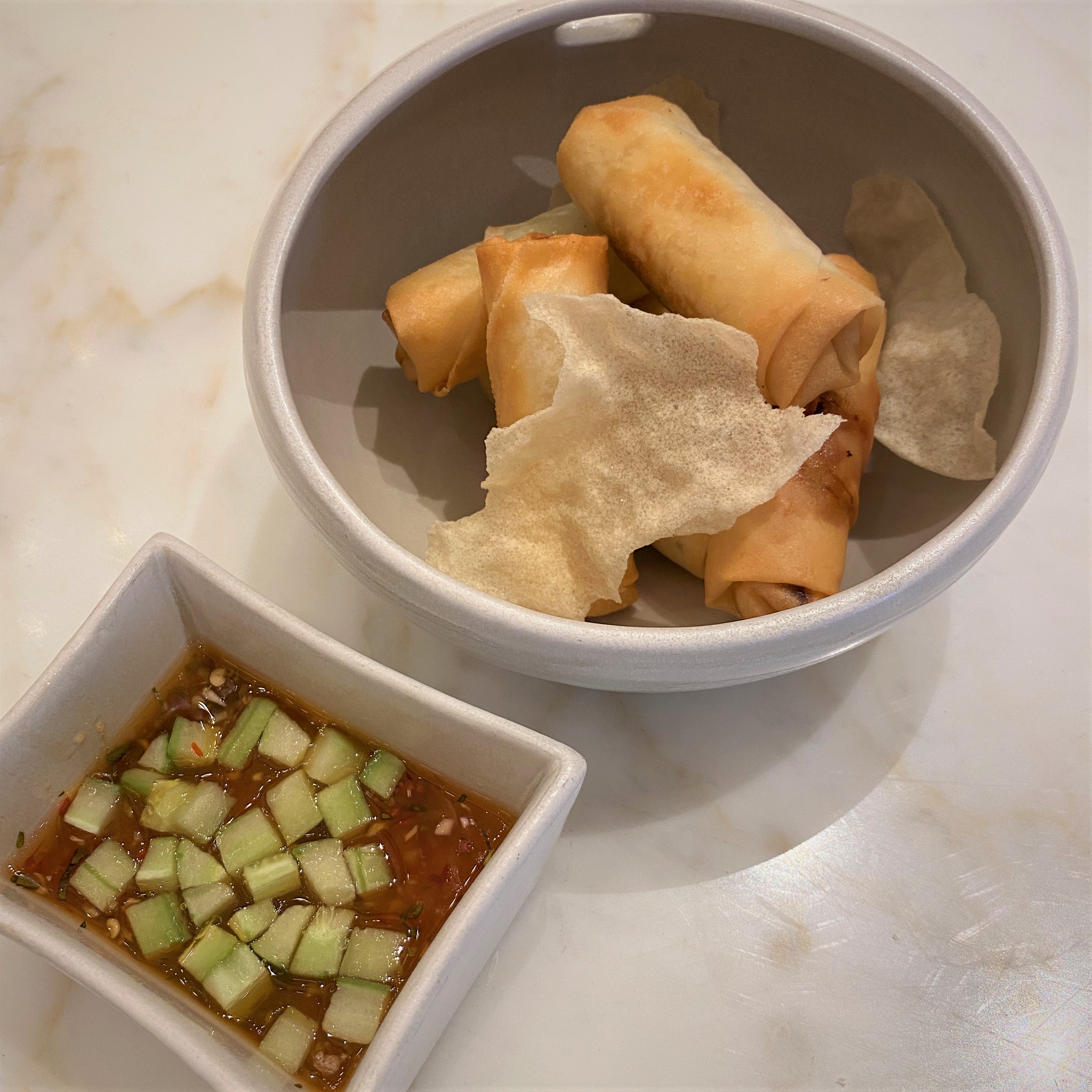 VEGETABLE SPRING ROLLS Raffles Grab and Go